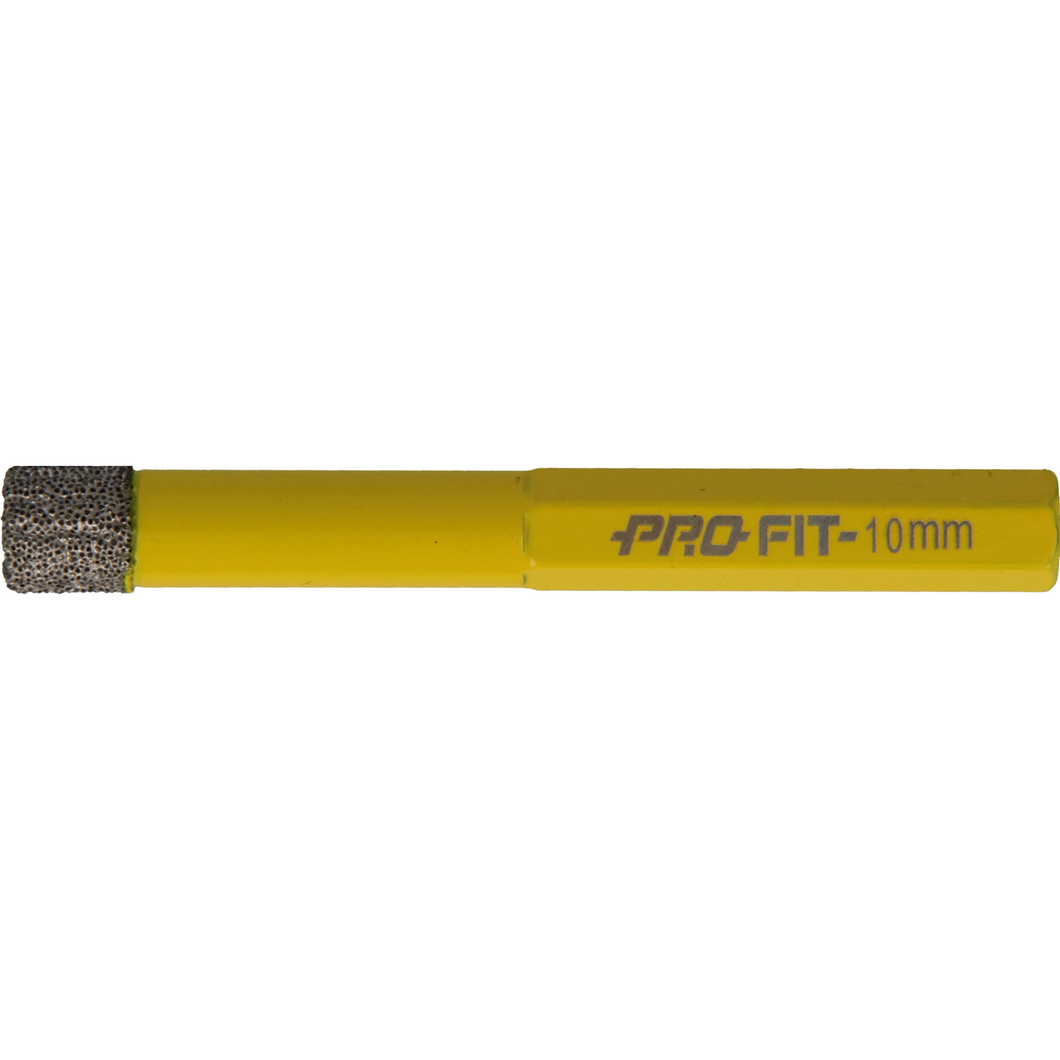 Diamantborr 10mm x 8mm skaft