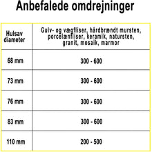 Indlæs billede til gallerivisning Hålsåg Diamant 76mm x L35mm
